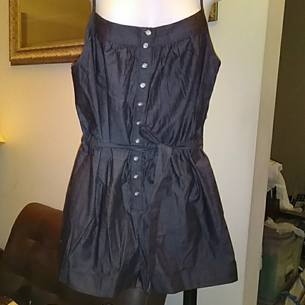 Better B. Romper Charcoal Gray Size Large NWT